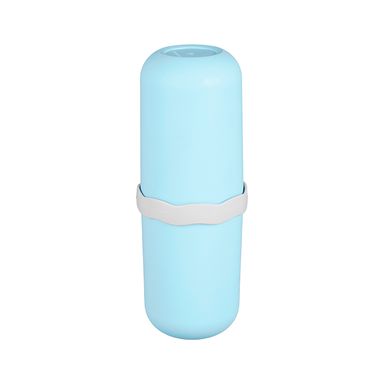 Taza portacepillos de dientes y de enjuague azul -  Miniso