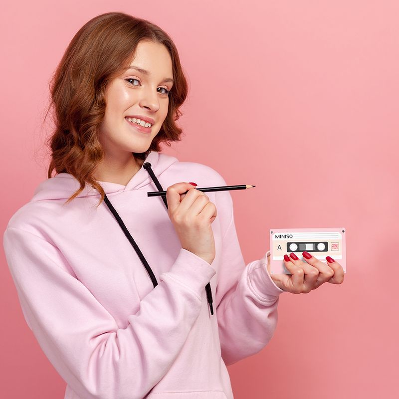 Libreta-con-dise-o-de-cassette-104-hojas-rosa-Miniso-5-6828