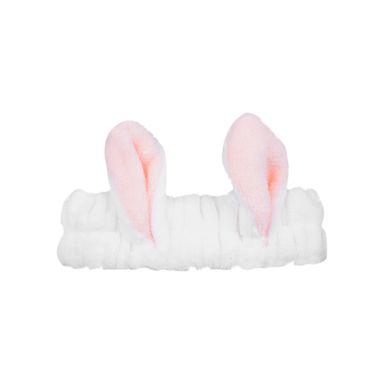 Banda para cabello con orejas de conejo blanco -  Miniso