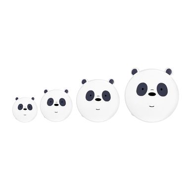 Taper para comida panda 4 pzas -  We Bare Bears