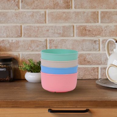 Paquete de tazones ecológicos 4 piezas 400 ml -  Miniso