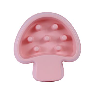 Accesorios para mascotas rosa tazon de mascotas de alimentacion lenta de plastico de hongos -  Miniso
