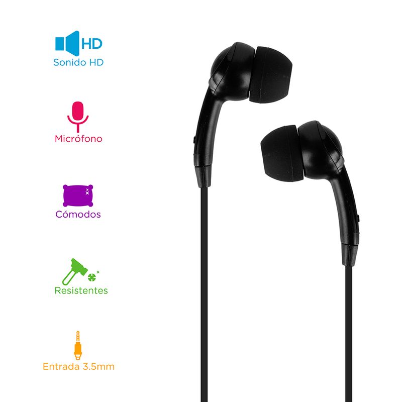 Audífonos De Cable In-Ear 3.5 mm - Tecnologia - Miniso en Línea