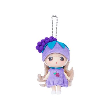 Muñeca con charm fruit series 12 cm de uva -  Energy Of Fruits