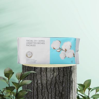 Pañuelos desechables faciales softness series con textura ultra gruesa 60 toallitas - Miniso