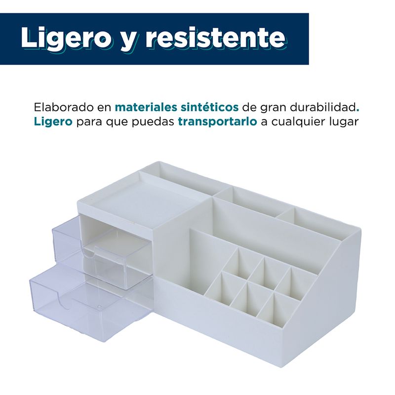 Organizador-de-almacenamiento-de-escritorio-doble-capa-minimalista-blanco-24-6x12-2x9-1cm-Miniso-4-11622