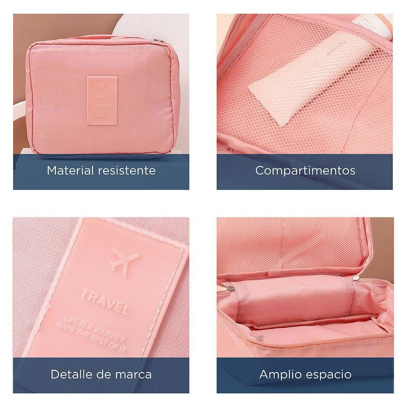 Organizador-de-viaje-sencillo-rosa-Miniso-6-3725