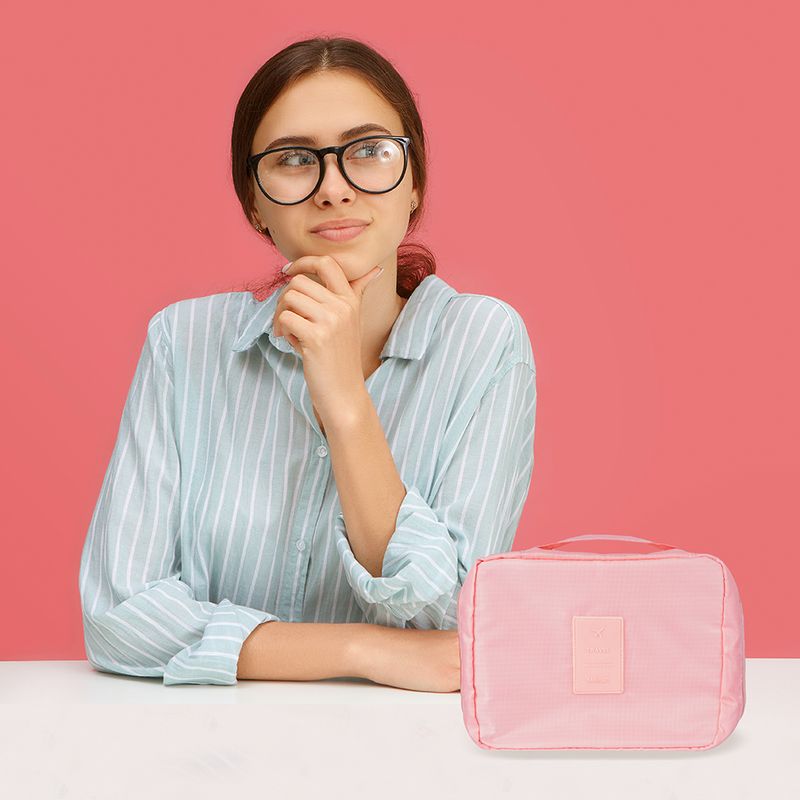 Organizador-de-viaje-sencillo-rosa-Miniso-7-3725