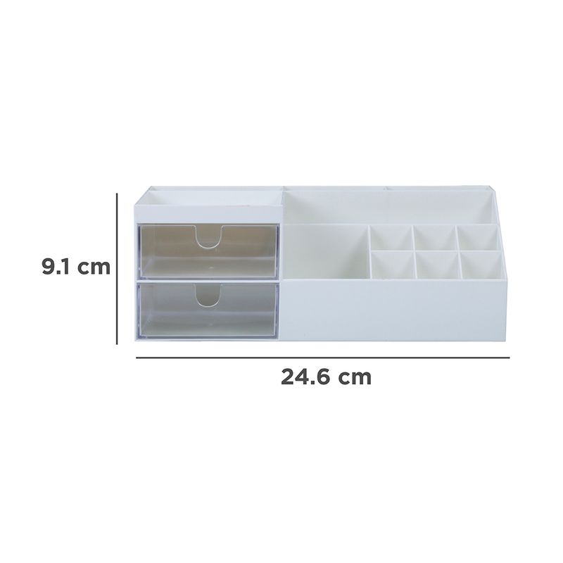 Organizador-de-almacenamiento-de-escritorio-doble-capa-minimalista-blanco-24-6x12-2x9-1cm-Miniso-8-11622