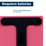 Balanza-de-cristal-templado-para-peso-corporal-rosa-26cm-oveja-Miniso-8-10622