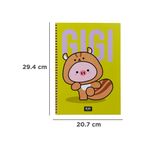 Libretas-y-cuadernos-A4-mini-family-animal-cosplay-series-gigi-libreta-con-alambre-100-hojas-Miniso-6-11625