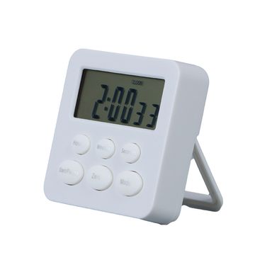 Reloj despertador digital con temporizador modelo e17 blanco -  Miniso