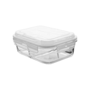 Taper de almacenamiento de alimentos de vidrio con cubiertos 900 ml 20.7x15.7x7.9cm - Miniso