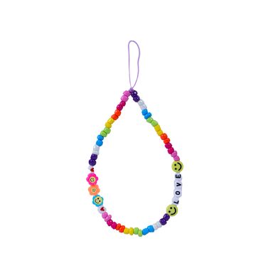 Colgante para celular cuentas de colores (love) -  Miniso