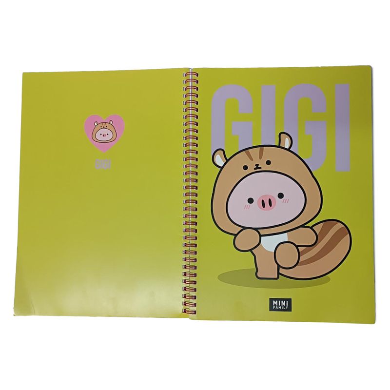 Libretas-y-cuadernos-A4-mini-family-animal-cosplay-series-gigi-libreta-con-alambre-100-hojas-Miniso-3-11625