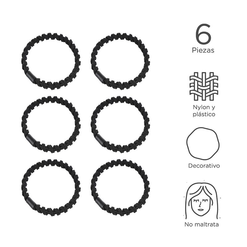 Paquete-de-ligas-para-el-cabello-de-espiral-negro-6-pzas-Miniso-3-5590