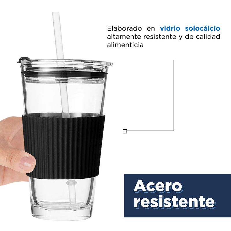 Vaso-de-vidrio-con-sorbete-y-protector-de-silicona-negro-460-ml-Miniso-7-11791