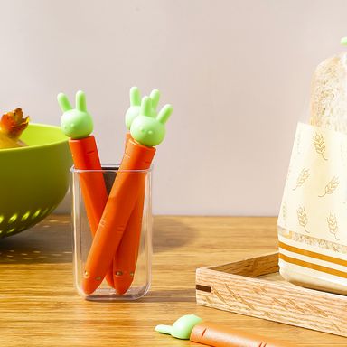 Clip de sellado para verduras zanahoria 5 pzs -  Miniso