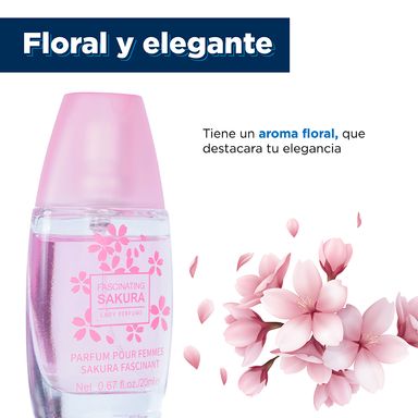 Perfume para mujer fascinating sakura 20ml -  Miniso