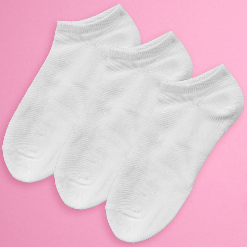 Medias-para-mujer-3-pares-blanco-Miniso-2-10818