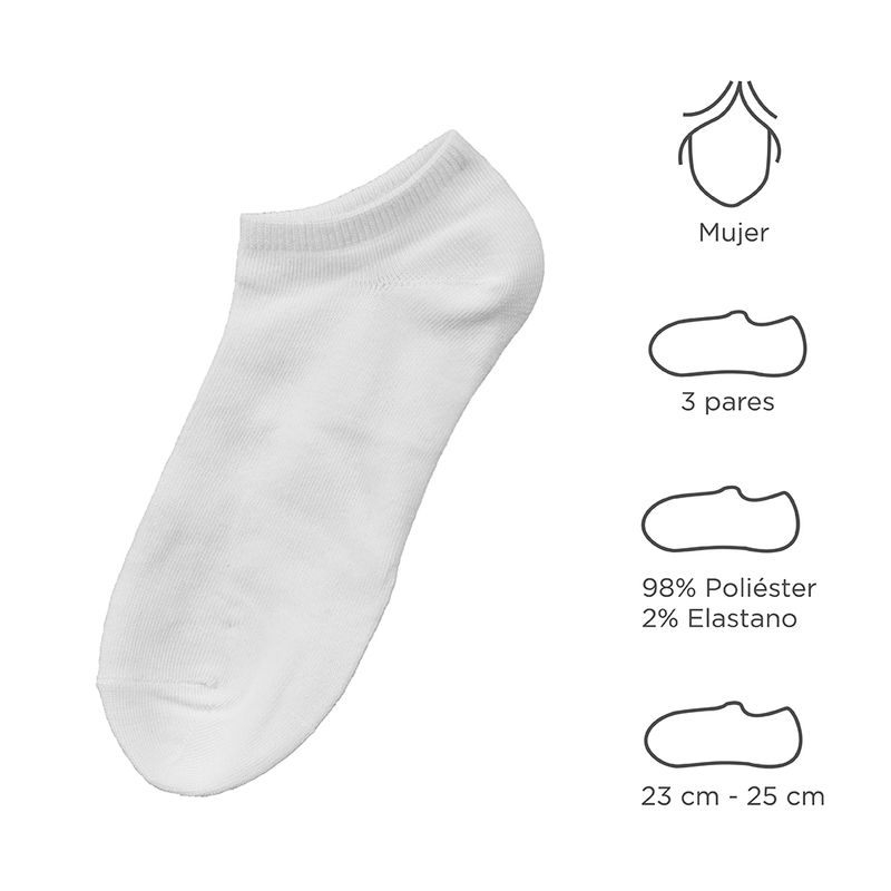 Medias-para-mujer-3-pares-blanco-Miniso-3-10818