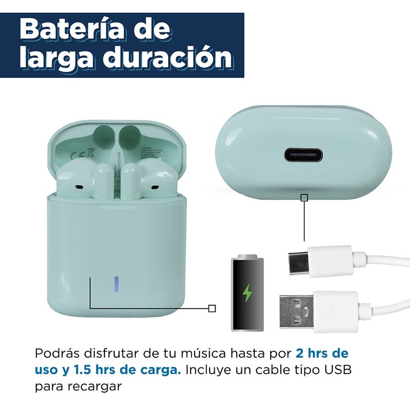 Auriculares-macaron-half-in-ear-tws-modelo-s88-verde-menta-miniso-Miniso-6-10847