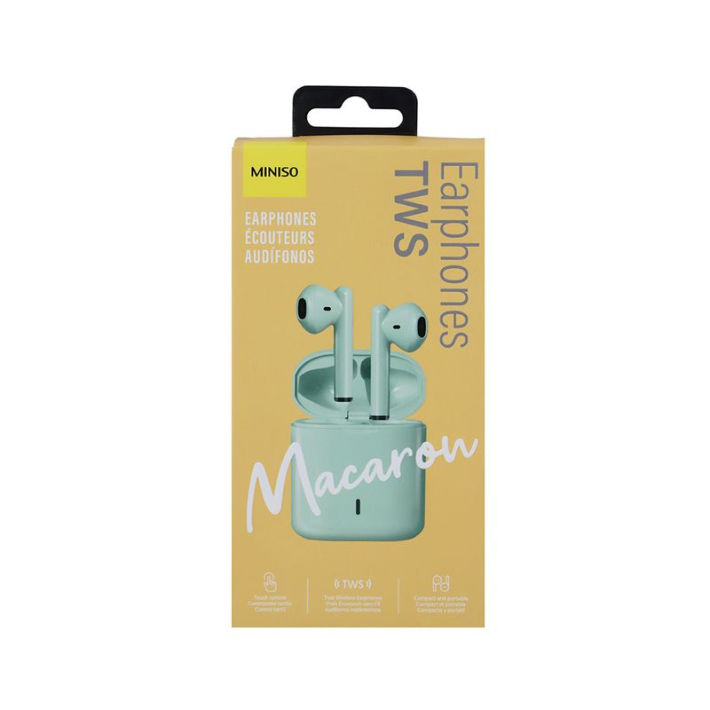 Auriculares-macaron-half-in-ear-tws-modelo-s88-verde-menta-miniso-Miniso-9-10847