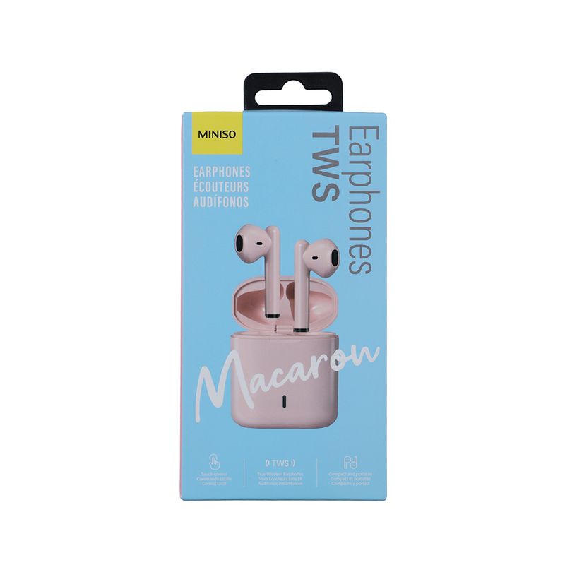 Auriculares-macaron-half-in-ear-tws-modelo-s88-rosa-miniso-Miniso-9-10850