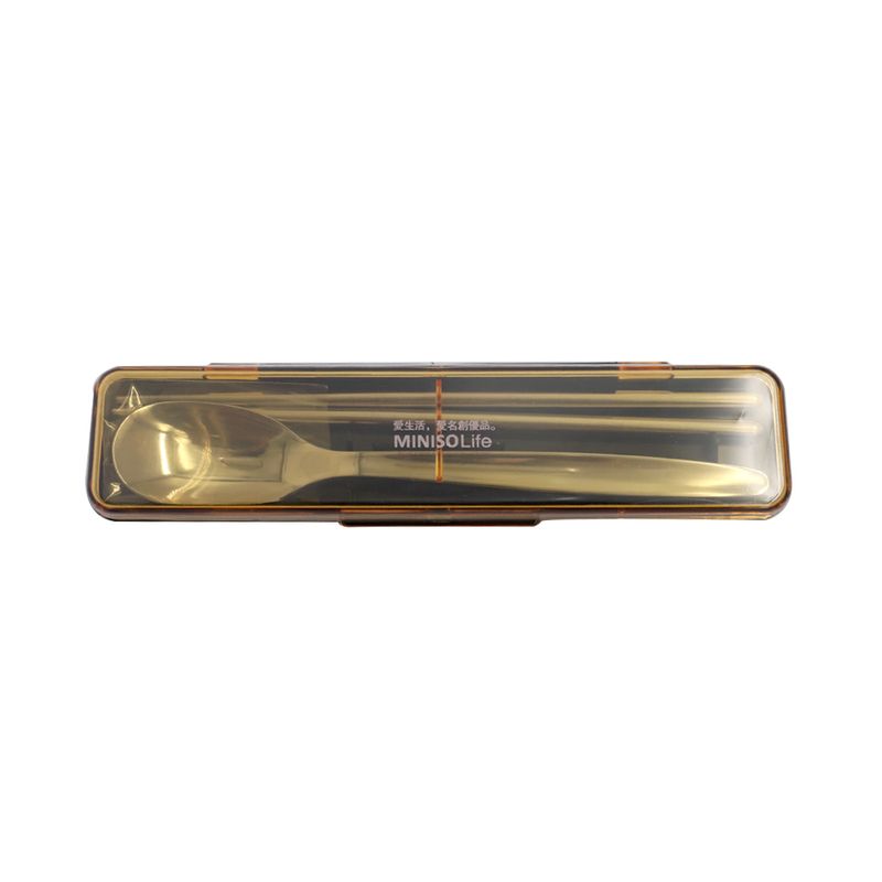 Set-de-cuchara-y-palillos-chinos-de-acero-inoxidable-con-estuche-multicolor-Miniso-2-2304