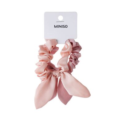 Dona para el cabello con orejitas de conejo miniso 2 pzas rosa - Miniso
