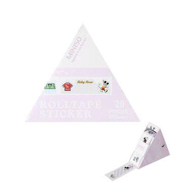 Stickers y estampas rosa disney mickey mouse sports colección notas triangulares 20 hojas rosa -  Disney