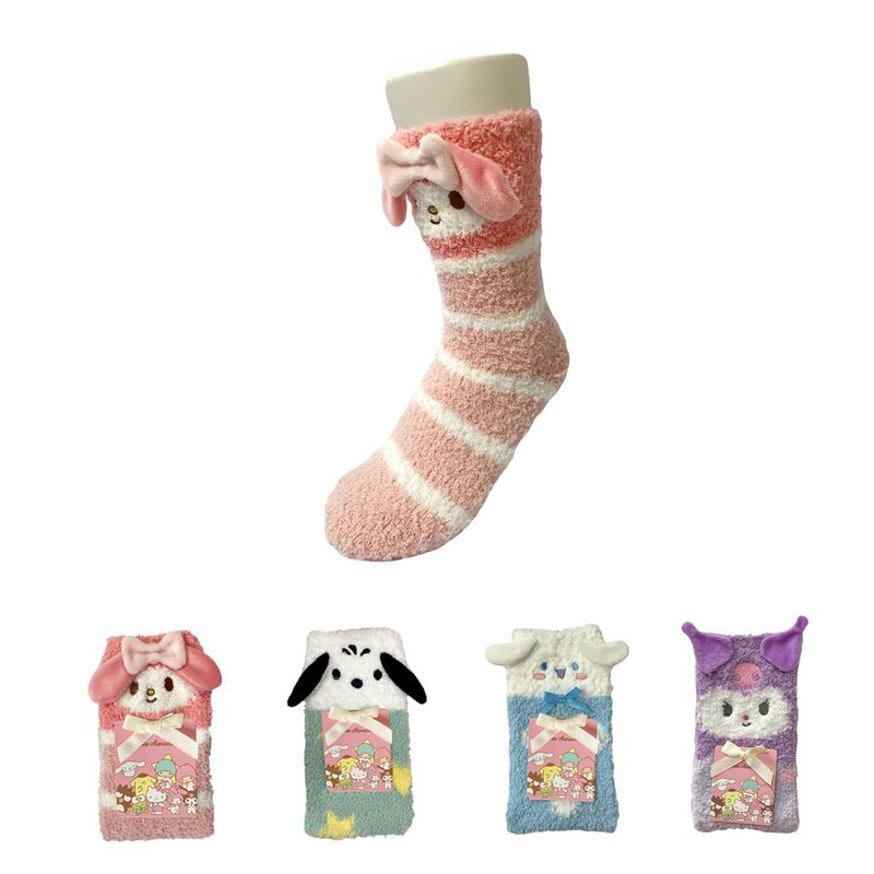 Medias-afelpadas-sanrio-personajes-con-orejitas-mix-de-colores-Sanrio-1-12270