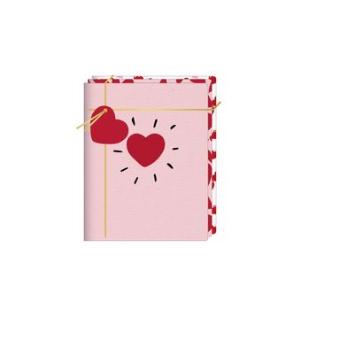 Libretas y cuadernos de san valentin (3 modelos surtidos, 16.5*21.0cm, 32 hojas) -  Miniso