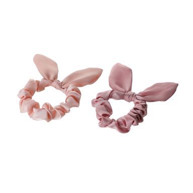 Dona para el cabello con orejitas de conejo miniso 2 pzas rosa - Miniso