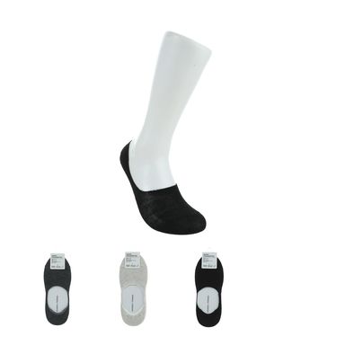 Medias antiderrapante para mujer miniso gris, gris y negro 3 pares - Miniso