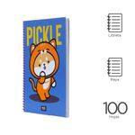 Libretas-y-cuadernos-A4-mini-family-animal-cosplay-series-pickle-libro-de-alambre-100-hojas-Miniso-3-11596
