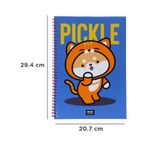 Libretas-y-cuadernos-A4-mini-family-animal-cosplay-series-pickle-libro-de-alambre-100-hojas-Miniso-5-11596