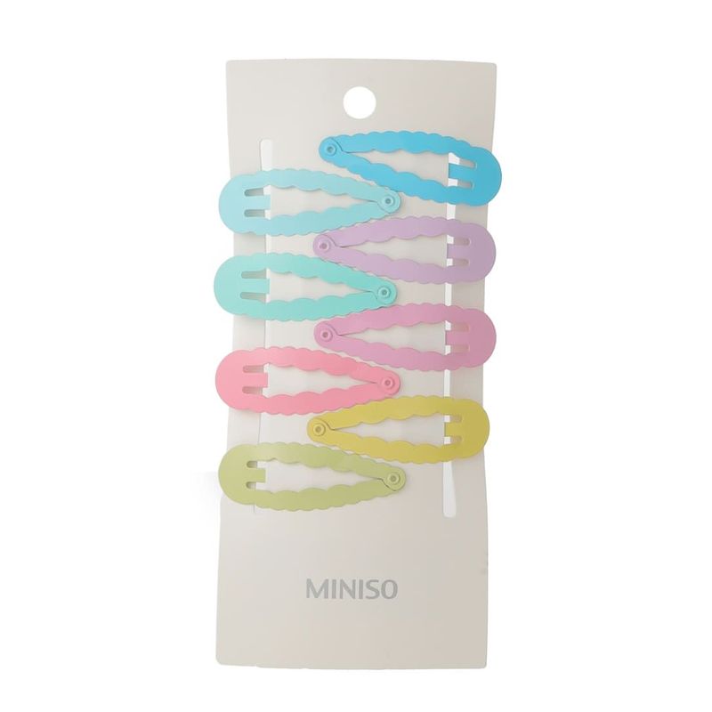 Broches-para-cabello-8-pzas-forma-de-gota-ondulada-mix-de-colores-Miniso-2-10810