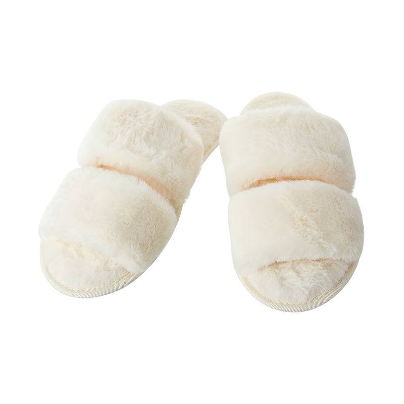 Pantuflas-abiertas-para-mujer-doble-cinta-talla-35-36-1-par-miniso-beige-Miniso-1-11094