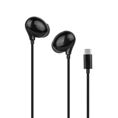 Audífonos con cable con micrófono tipo c modelo w10107 negro -  Miniso