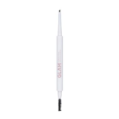 Lápiz delineador para cejas glam 02 marrón oscuro -  Miniso