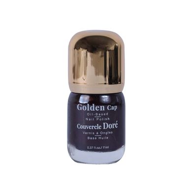 Esmalte para uñas a base de aceite con tapa dorada 06 café brillante -  Miniso