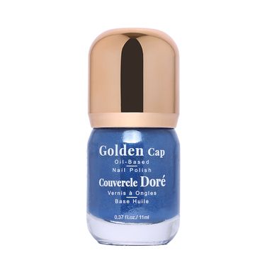 Esmalte para uñas a base de aceite con tapa dorada 15 azul starlight -  Miniso