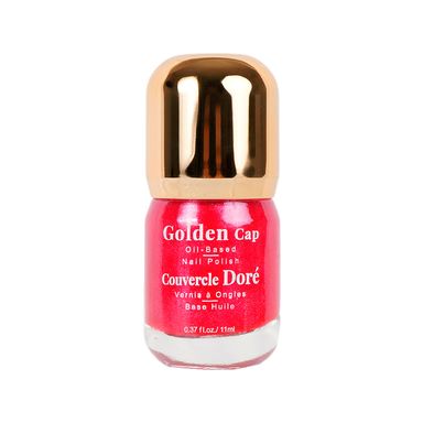 Esmalte para uñas a base de aceite con tapa dorada 13 rosa brillante -  Miniso