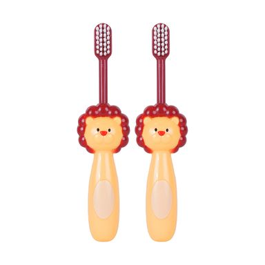Paquete de cepillos dentales de cerdas suaves de leones 2 pzas -  Miniso