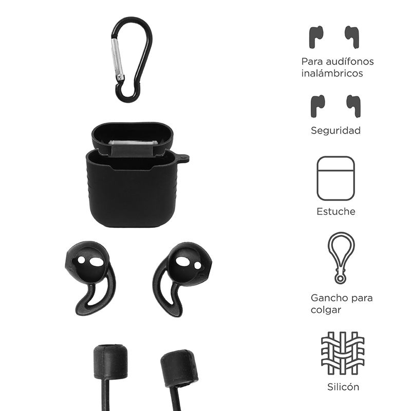 Kit-de-accesorios-para-airpods-estuche-protector-negro-Miniso-3-8010