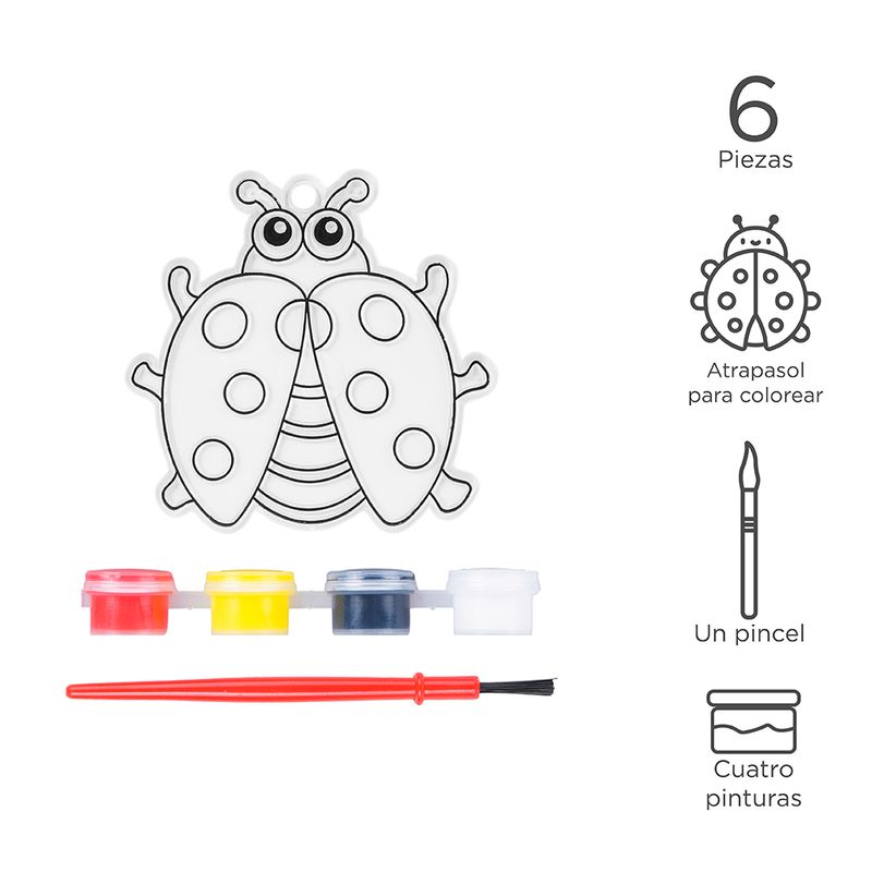 Set-para-pintar-de-atrapasue-os-forma-de-mariquita-Miniso-3-5810