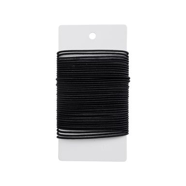 Paquete de ligas para cabello negro 40 pzs 2mm - Miniso
