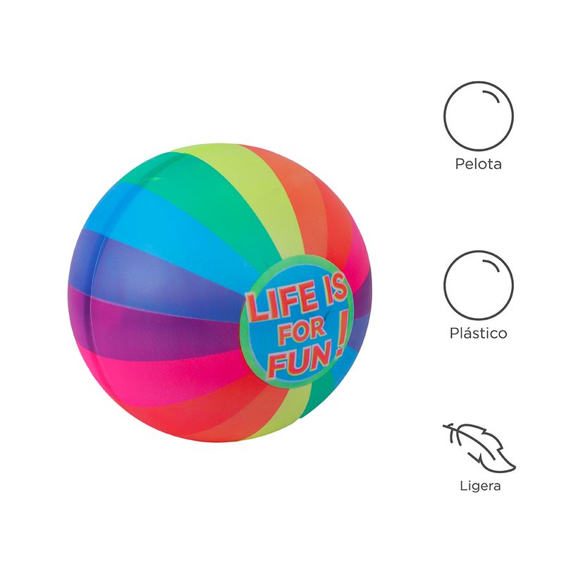 Miniso-sports-pelota-de-playa-de-la-serie-spectrum-letras-23cm-Miniso-3-11834