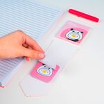 Post-it-blocs-de-notas-con-anillo-serie-mini-family-animal-cosplay-day-pen-60-hojas-2-paquetes-Miniso-4-12344